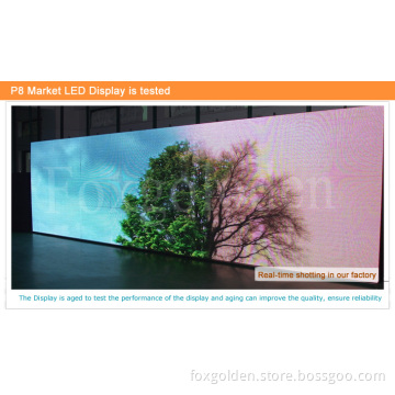 Waterproof P8 Market Outdoor Full Color LED Display Screen